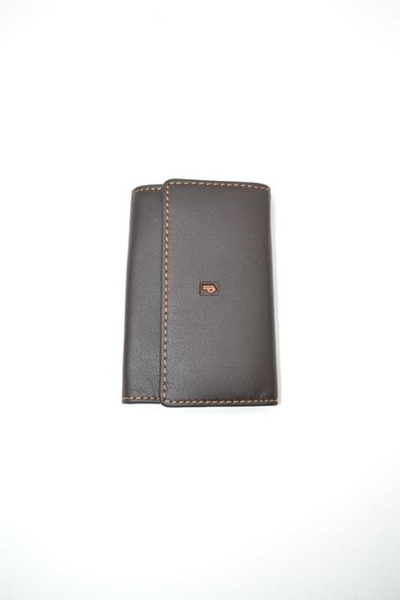Llavero Pielnoble Basic 8 mosquetones marron (1)