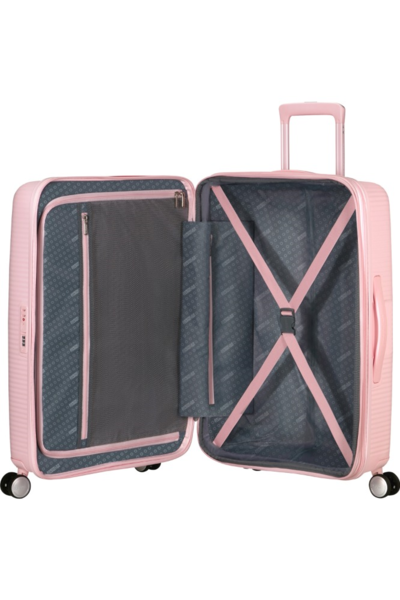 Maleta American Tourister SOUNDBOX expandible 67 cm Pastel Pink (2)