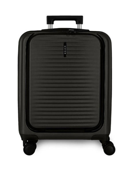 Maleta cabina MOVOM rigida con bolsillo delantero negra (1)