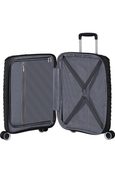 Maleta de cabina American Tourister FLYTWIST exp.55 cm Shadow Black (2)