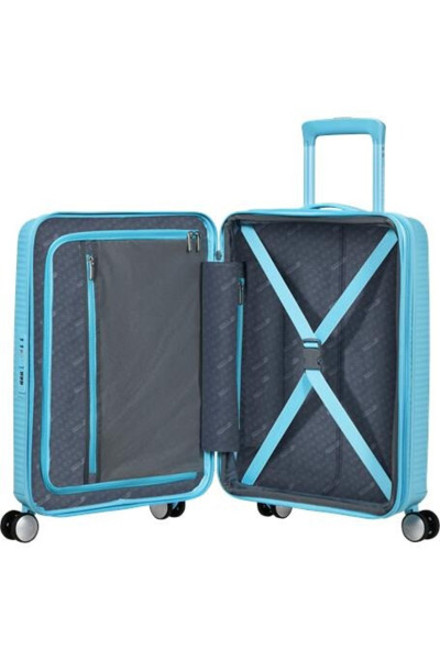 Maleta de cabina American Tourister SOUNDBOX Blueberry Fizz (2)