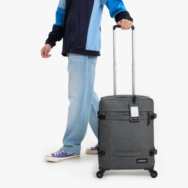 Maleta de cabina EASTPAK  Transit'R 4 S Black Denim (gris) (5)