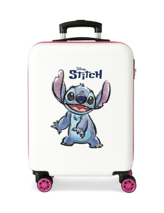 Maleta de cabina STITCH Blanco