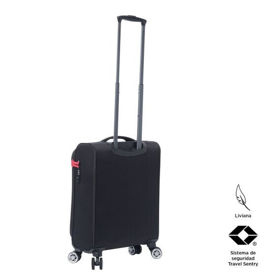 Maleta de cabina TOTO Liviana ultraligera negra-roja (3)