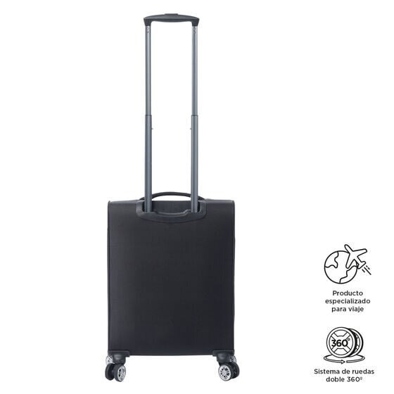 Maleta de cabina TOTO Liviana ultraligera negra-roja (4)