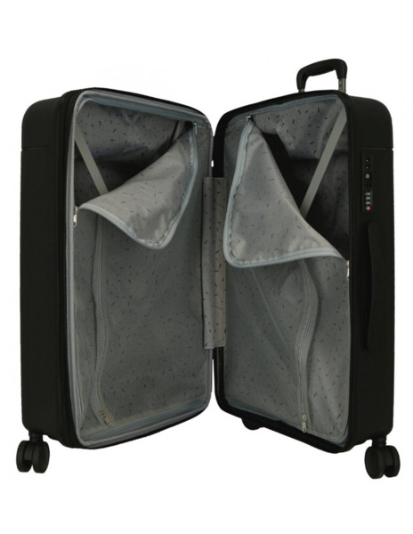 Maleta mediana Movom NEW TRENDY negra (4)