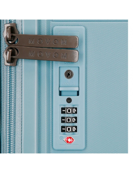 Maleta mediana Movom NEW TRENDY Turquesa (4)