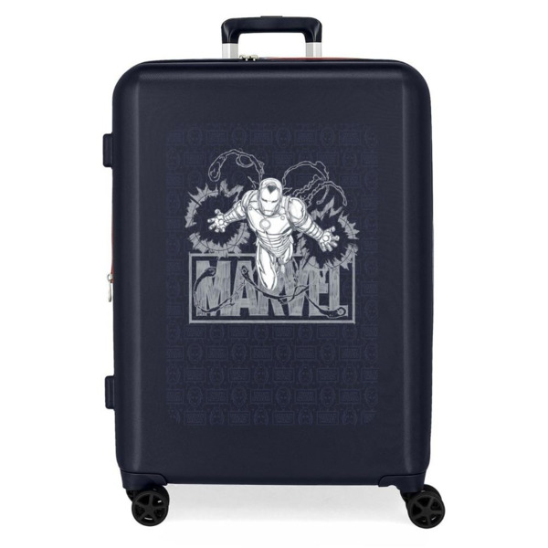 MALETA MEDIANA RÍGIDA DISNEY 100 IRON MAN 70 CM