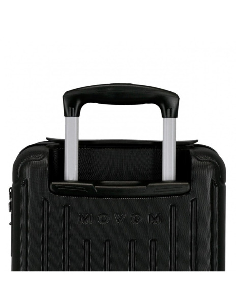 Maleta MOVOM Timber 40 cm ruedas extraibles negra (6)
