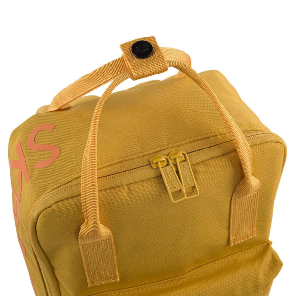 Mini Mochila de mujer/hombre Skechers mostaza (3)