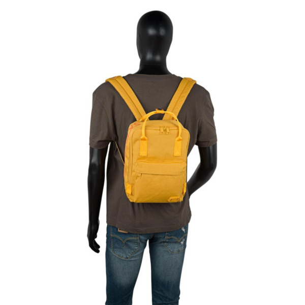 Mini Mochila de mujer/hombre Skechers mostaza (6)