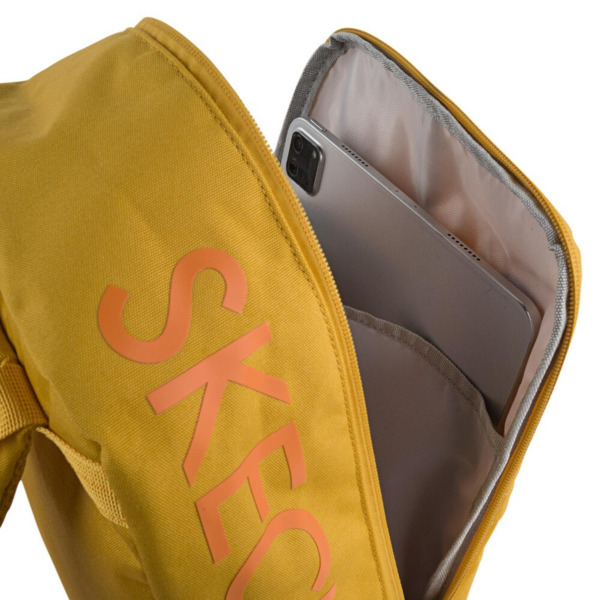 Mini Mochila de mujer/hombre Skechers mostaza (8)