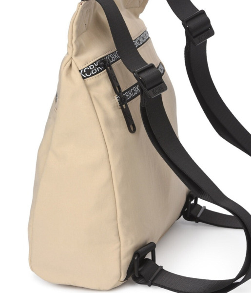 Mochila antirrobo pequeña KCB Shine Beige (1)