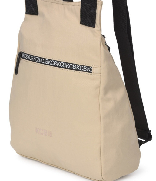 Mochila antirrobo pequeña KCB Shine Beige (2)
