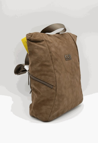 Mochila antirrobo pequeña KCB Side marron (2)