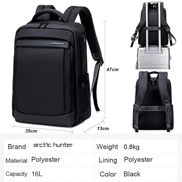 Mochila ARCTIC HUNTER B00478 gris (1)