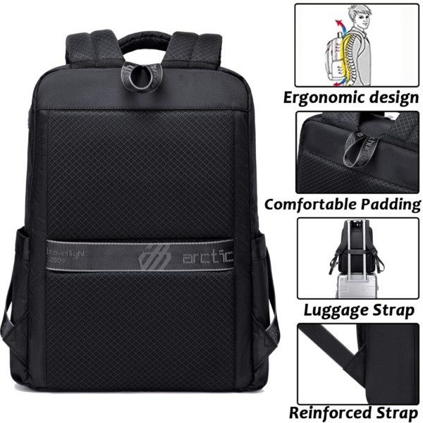 Mochila ARCTIC HUNTER B00478 gris (5)