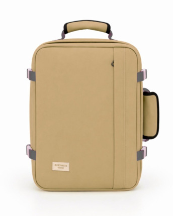 Mochila cabina Bienoti 40x30x20 expandible Beige-Gris