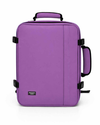 Mochila cabina Bienoti 40x30x20 expandible Lila