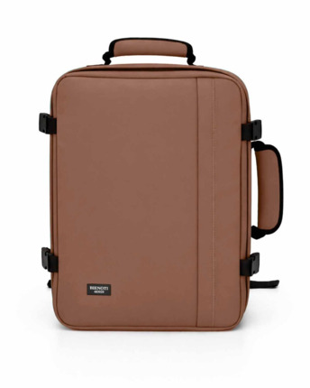 Mochila cabina Bienoti 40x30x20 expandible marron