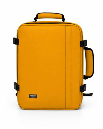 Mochila cabina Bienoti 40x30x20 expandible Mostaza