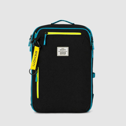 Mochila cabina Bienoti 40x30x20 expandible multicolor negra