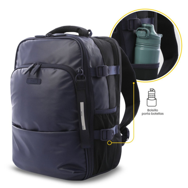 Mochila de avion TOTTO Trip azul marino (3)