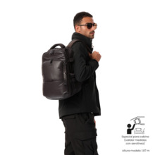 Mochila de avion TOTTO Trip Marron chocolate