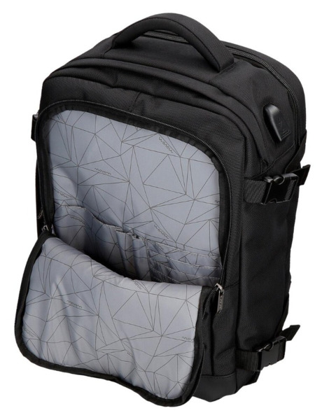 Mochila de viaje con portaordenador MOVOM negro (6)