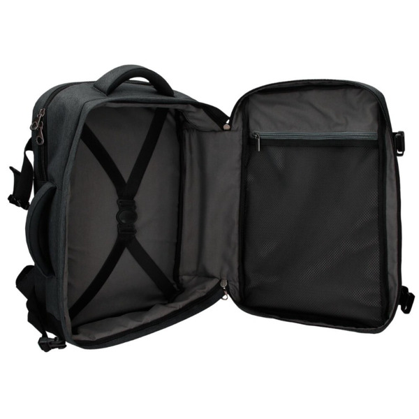 MOCHILA DE VIAJE CON PORTAORDENADOR PEPE JEANS JARVIS NEGRO (5)