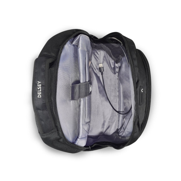 Mochila DELSEY ELEMENT BACKPACK negra (3)