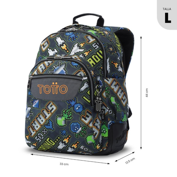Mochila escolar TOTTO Rayol Adventur (1)