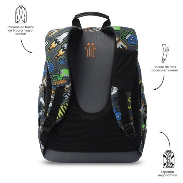 Mochila escolar TOTTO Rayol Adventur (2)