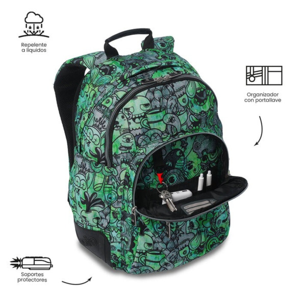 Mochila escolar TOTTO Rayol Crew (4)