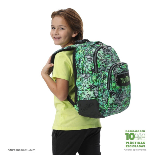 Mochila escolar TOTTO Rayol Crew (5)
