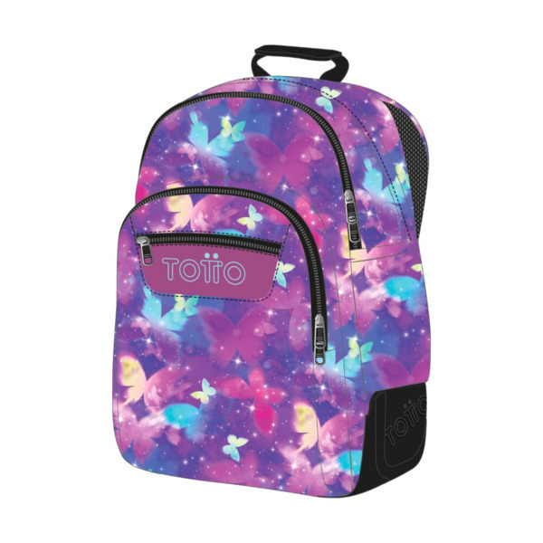 Mochila escolar TOTTO Rayol Glitter - Star Butterfly