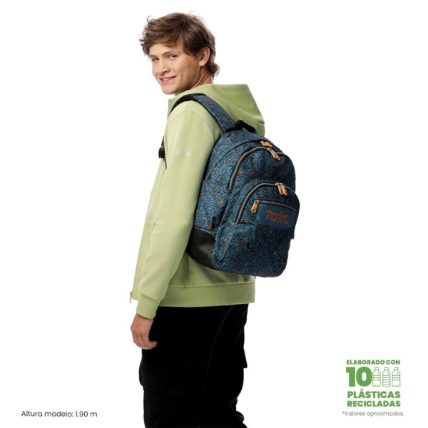 Mochila escolar TOTTO Rayol Grafer (5)