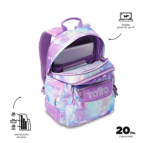 Mochila escolar TOTTO Rayol Karina (3)