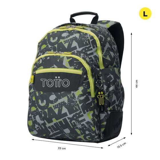 Mochila escolar TOTTO Rayol Texgrunge (1)