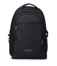 Mochila grande de hombre KCB Doble negra