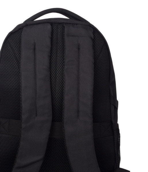 Mochila grande de hombre KCB Doble negra (4)