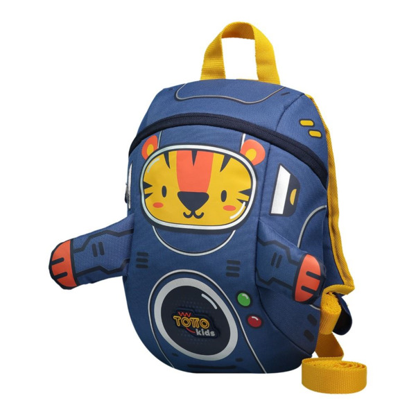MOCHILA INFANTIL TOTTO TIGRE ESPACIAL