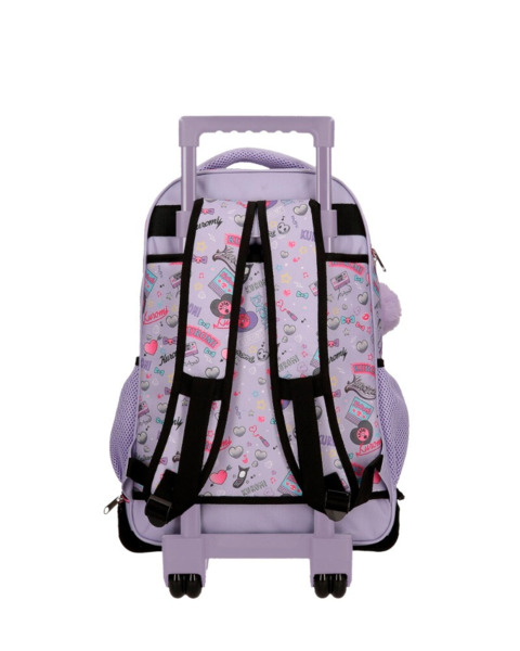 Mochila KUROMI de ruedas desmontable Retropop (2)