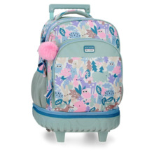 Mochila MOVOM de ruedas desmontable Forest verde claro