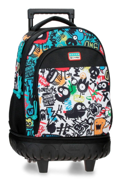 Mochila MOVOM de ruedas desmontable Monsters
