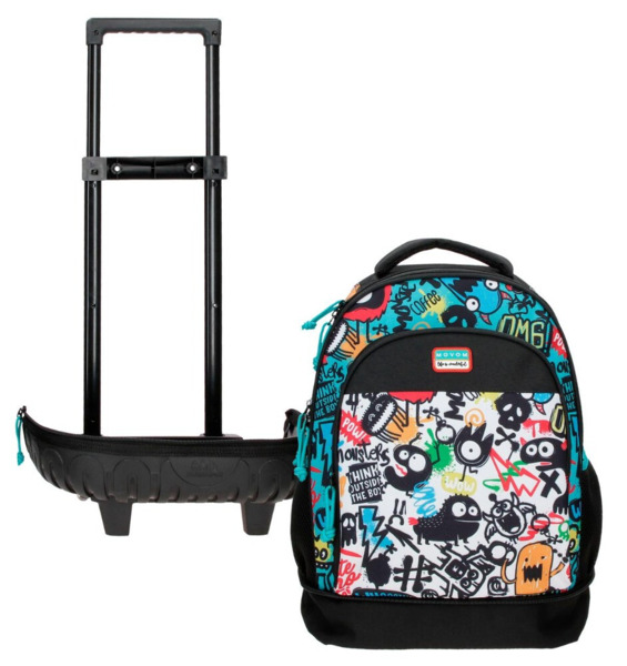 Mochila MOVOM de ruedas desmontable Monsters (4)