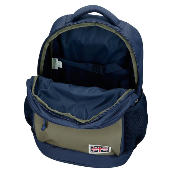 Mochila PEPE JEANS de ruedas desmontable Arwyn marino (3)