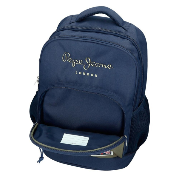 Mochila PEPE JEANS de ruedas desmontable Arwyn marino (4)