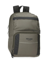 MOCHILA PEPE JEANS PORTAORD. 37CM. PJL DORTMUND marron claro