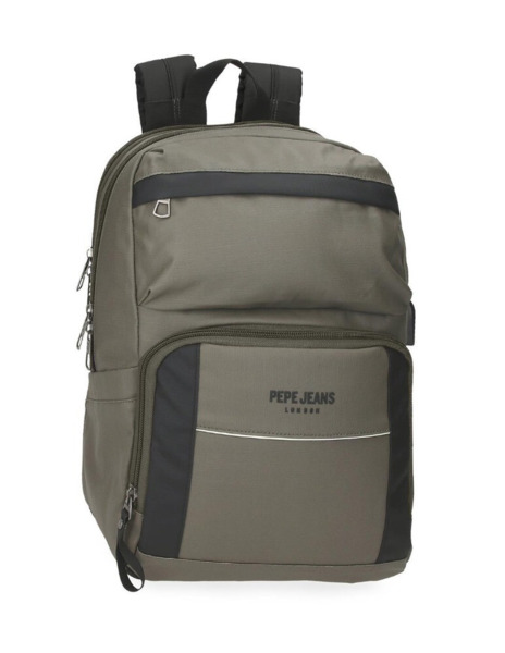 MOCHILA PEPE JEANS PORTAORD. 37CM. PJL DORTMUND marron claro